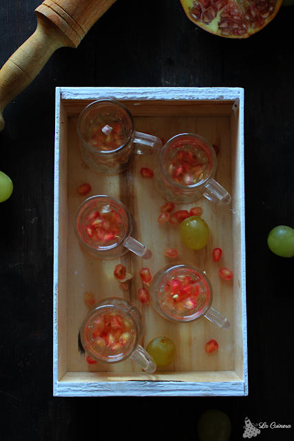 chupitos de tequila y granada buenas ideas para año nuevo