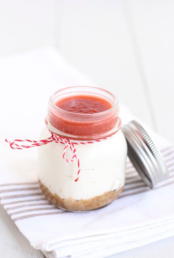 Cheesecake de ruibarbo y fresa Cheesecake de ruibarbo y fresa