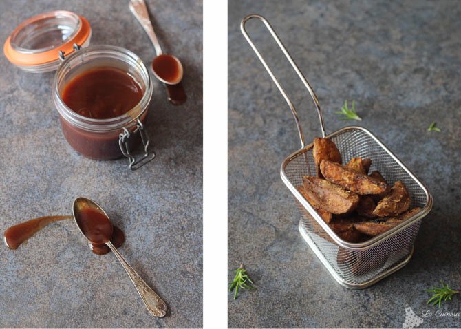 receta salsa barbacoa y patatas deluxe