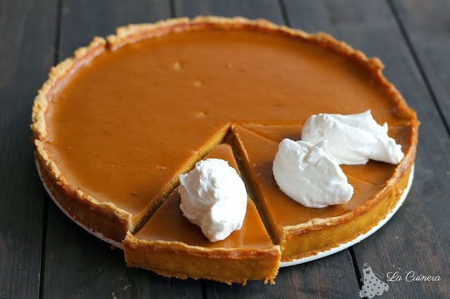 tarta de calabaza http://www.lacuinera.com/2013/10/tarta-de-calabaza.html