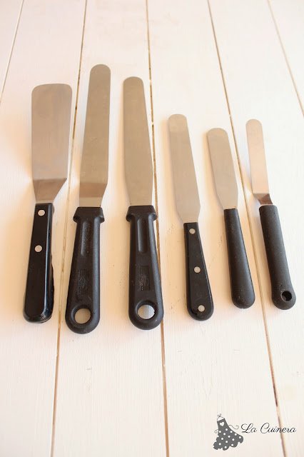 espátulas utensilios básicos de pastelería